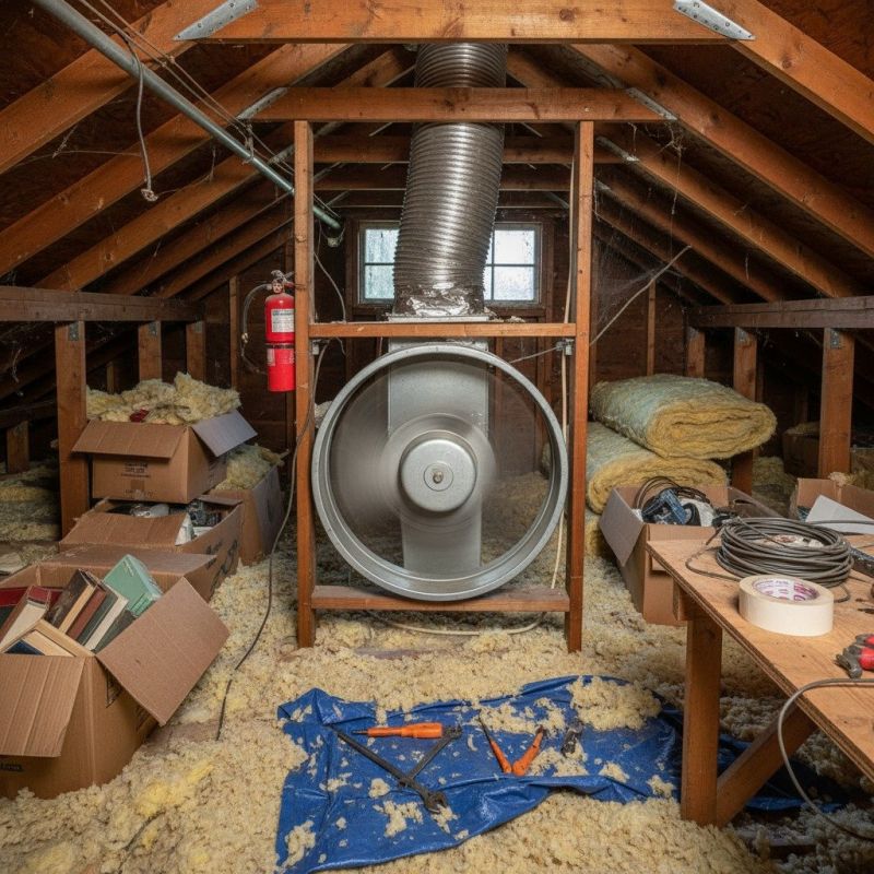 Attic Exhaust Fan Repair in Alpharetta, GA